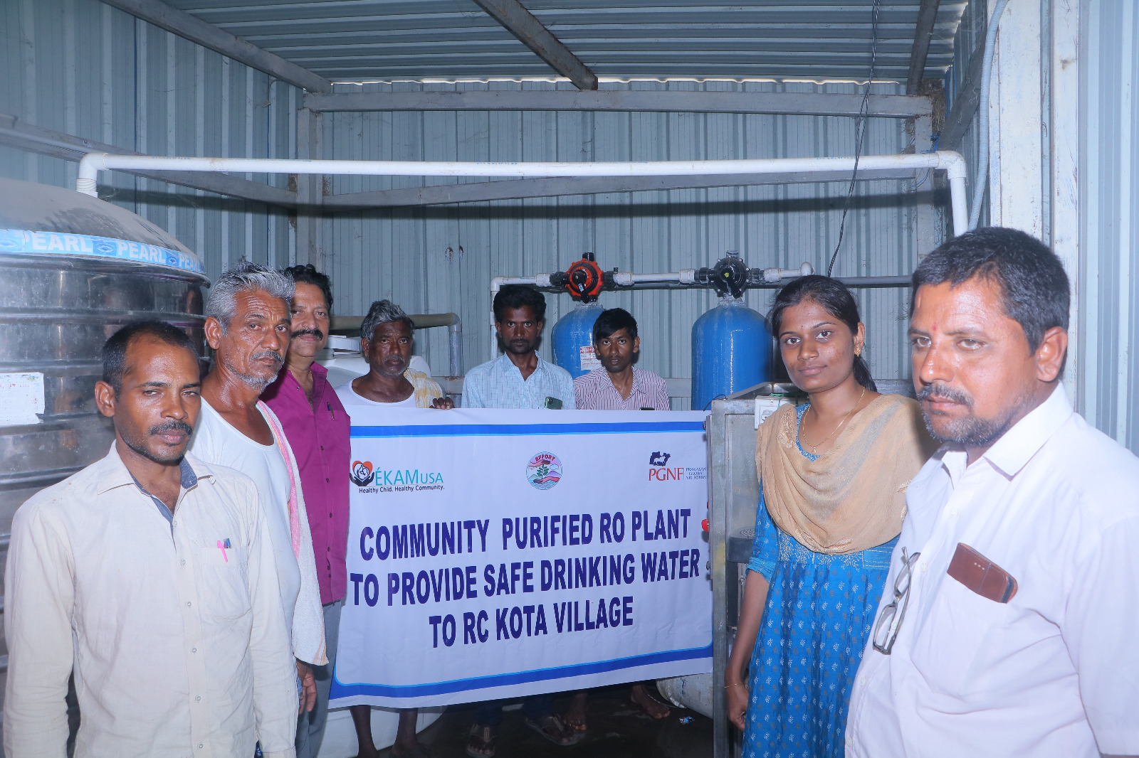RO Plant in RC Kota Village to Provide Safe Drinking Water
