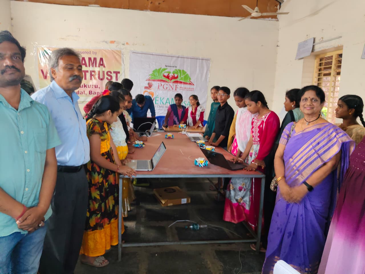 Robotics Workshop in Duddukur high school